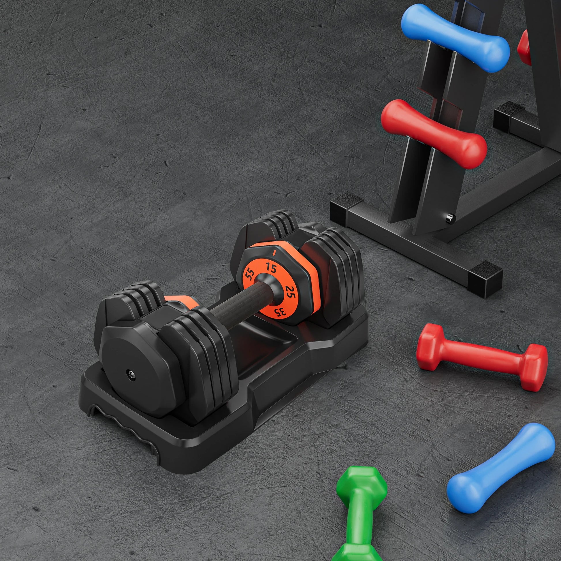 Adjustable Dumbbell With Anti Slip Handle For Full Body - Arthur's Wellness Emporium