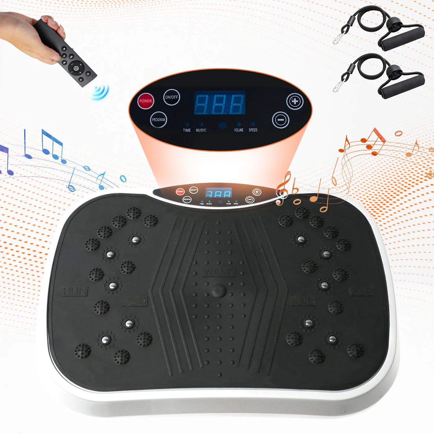 Vibration Plate Exercise Machine Portable Fat Burning Full Body Workout - Arthur's Wellness Emporium
