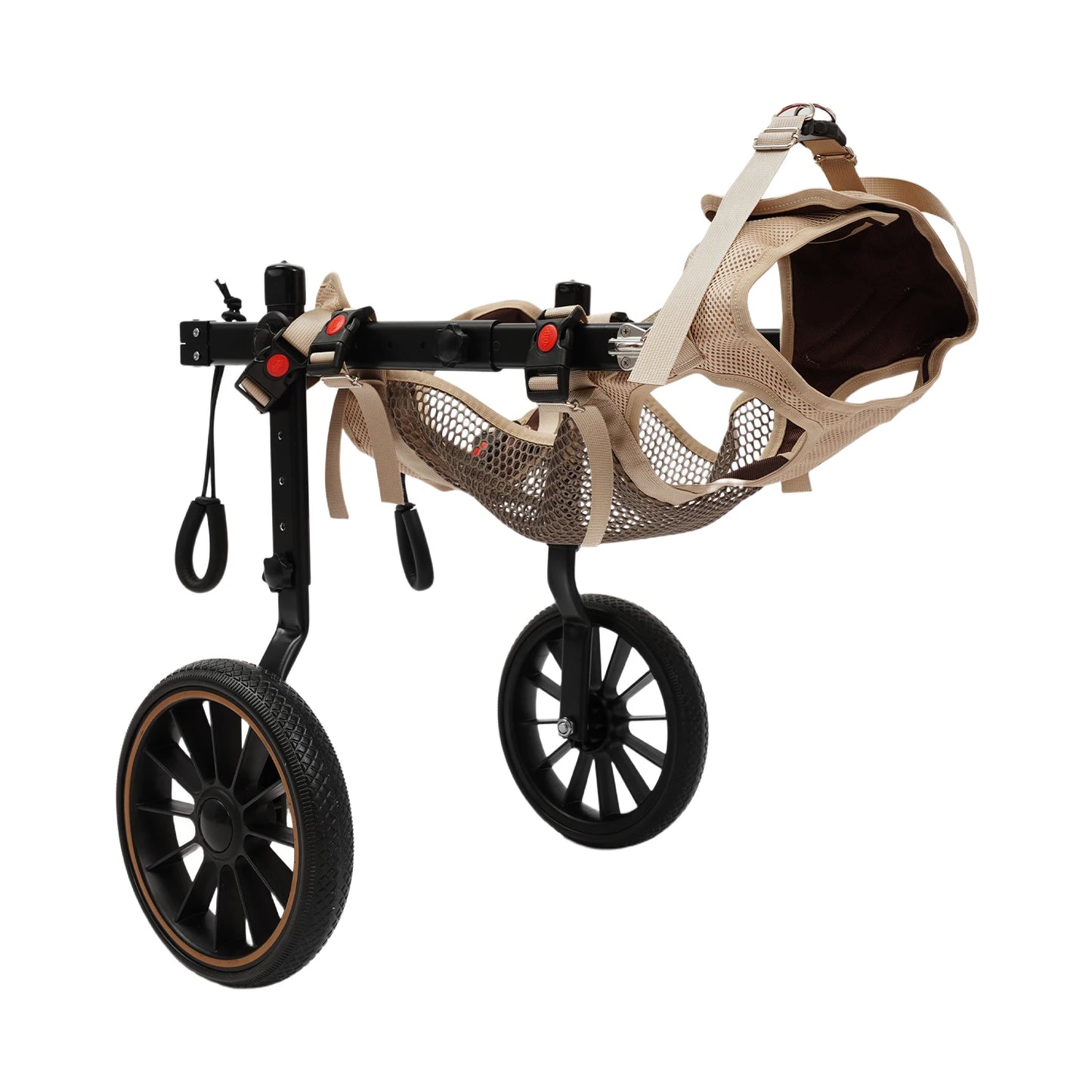 Adjustable Dog Wheelchair Hind Leg Walker Aluminum Alloy Rehab Cart
