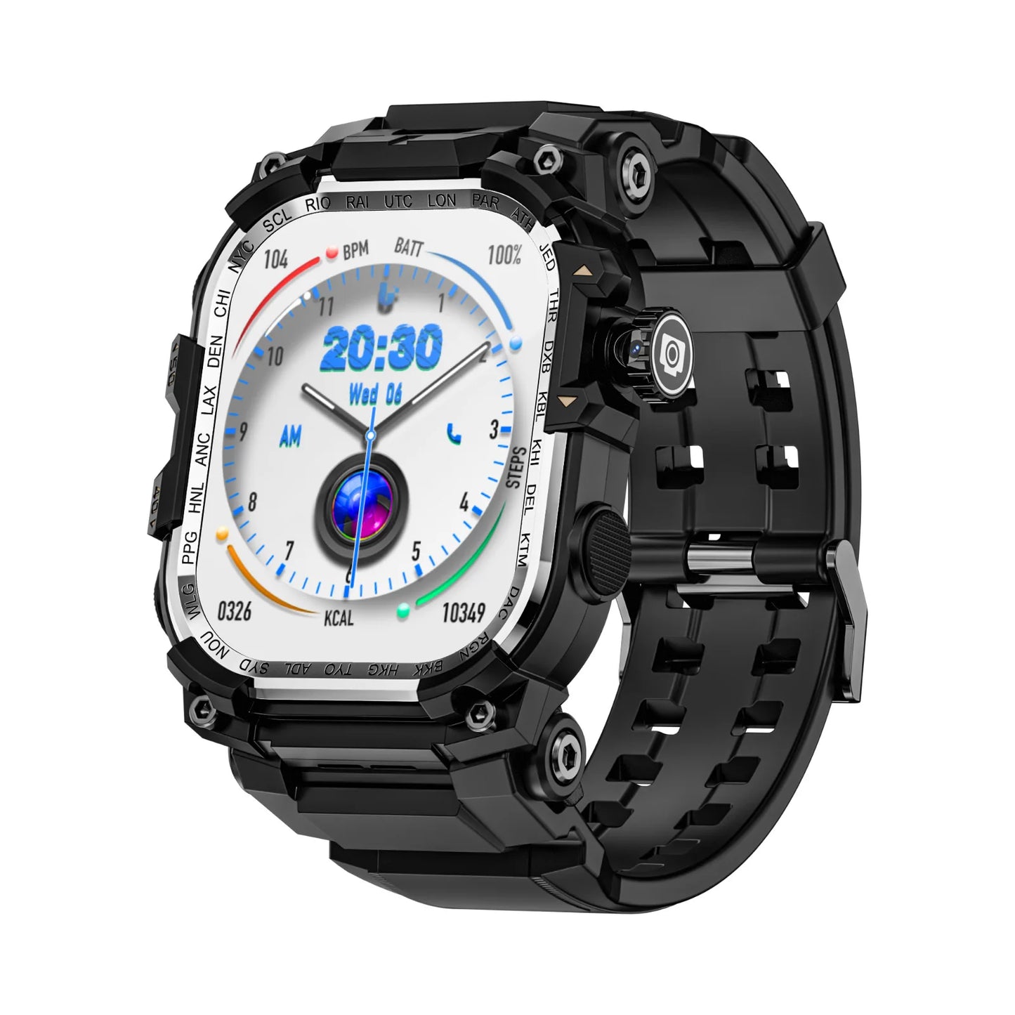 LOKMAT APPLLP 7 MAX Android Smartwatch Rotating Camera With 4G Amoled Display - Arthur's Wellness Emporium