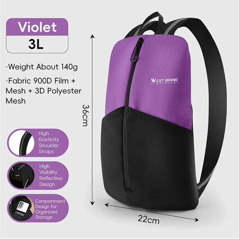 West Biking Bicycle Backpack Outdoor Hydration Hiking Bag - Arthur's Wellness Emporium