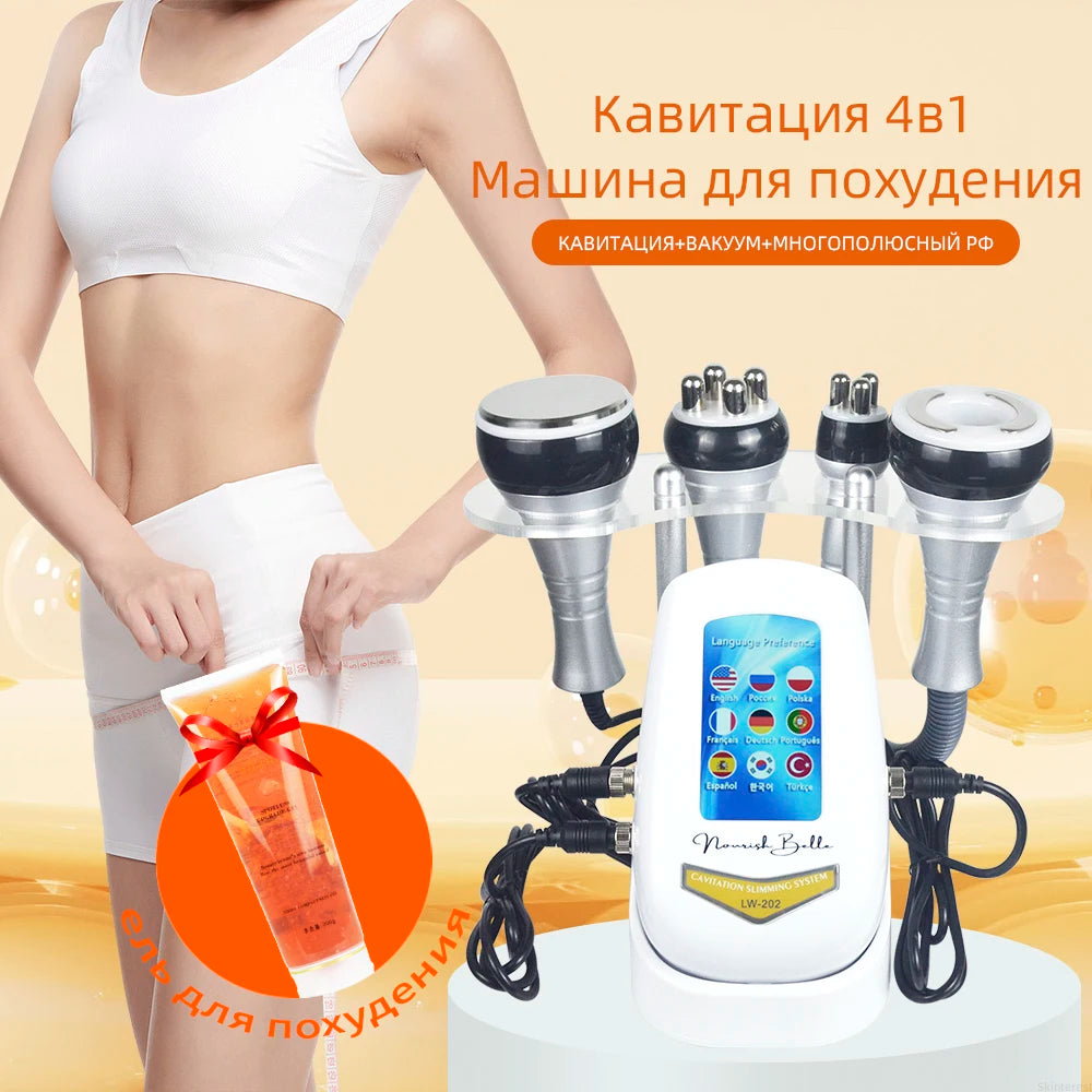 Missheart Ultrasonic Cavitation Body Slimming Machine And Facial Massager - Arthur's Wellness Emporium