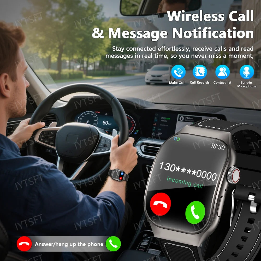 LAXASFIT Bluetooth Call Smart Watch for Men with HD Screen