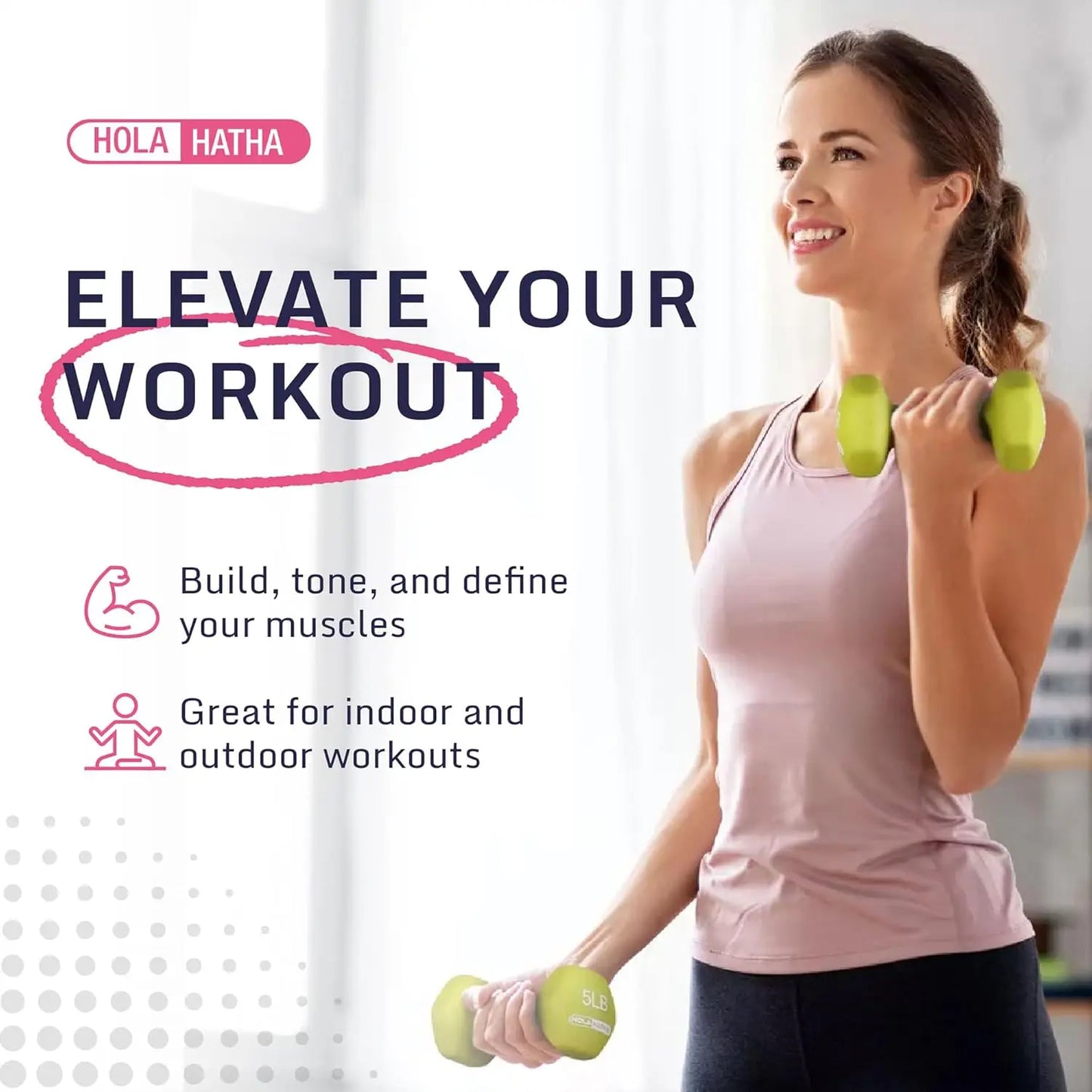 Dumbbell Weight Set with Rack for Home Strength Training