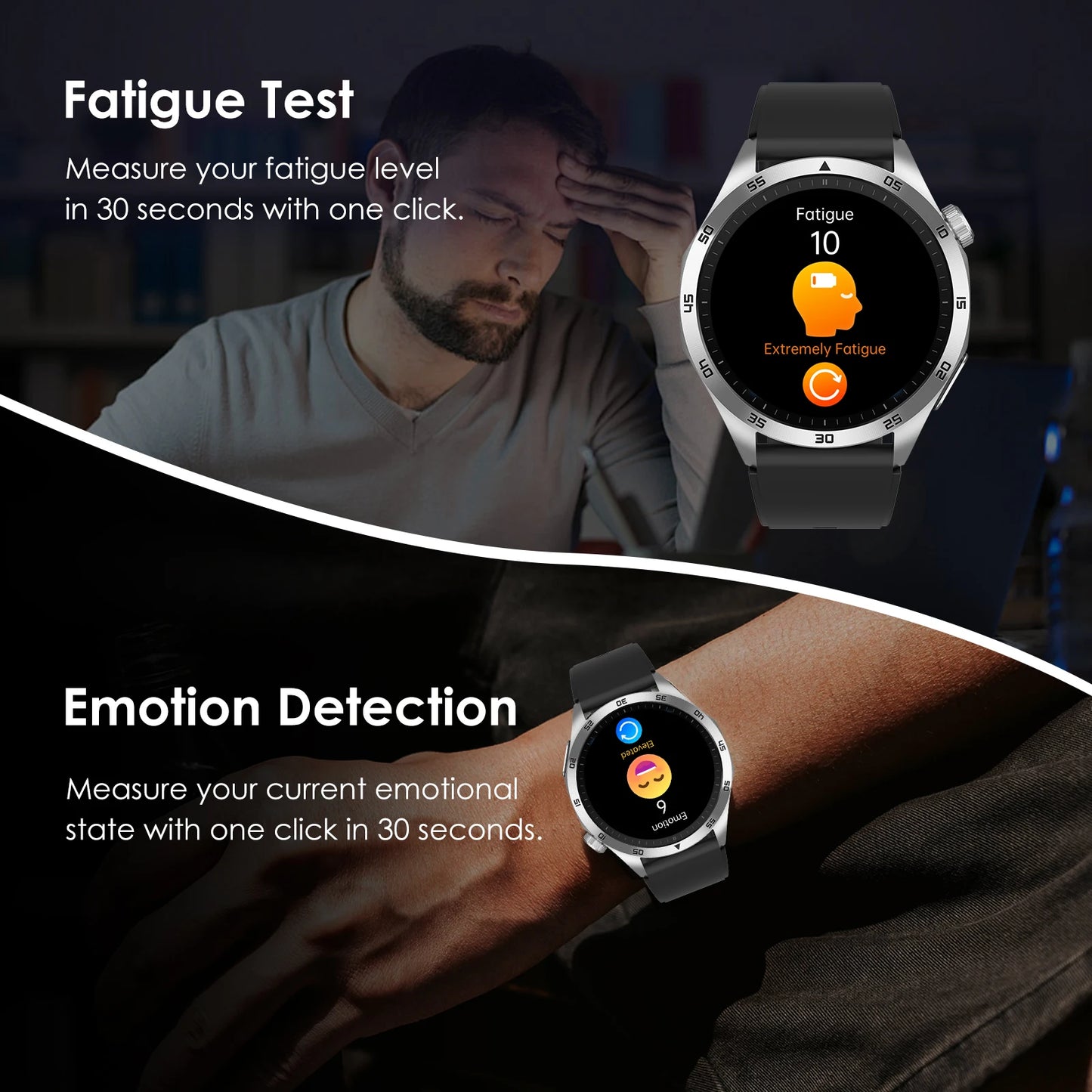 Marsyu Smart Watch ECG PPG Blood Pressure Lipid Uric Acid HD Bluetooth - Arthur's Wellness Emporium