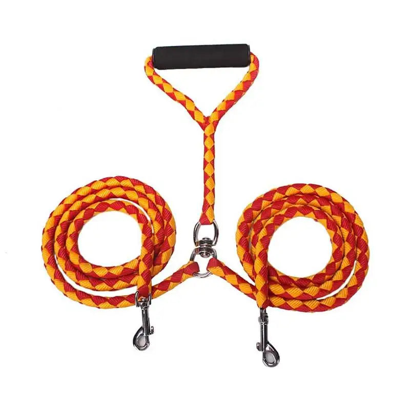 Elastic Dual Dog Leash With Couplers For Two Dogs Outdoor - Arthur's Wellness Emporium