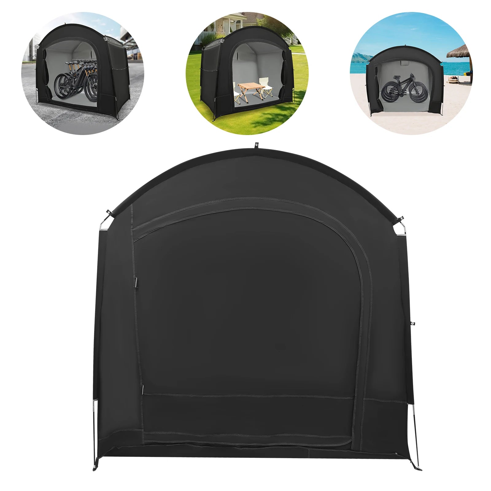 Bymaocar Bike Storage Tent For 1-4 Bikes Outdoor Use - Arthur's Wellness Emporium