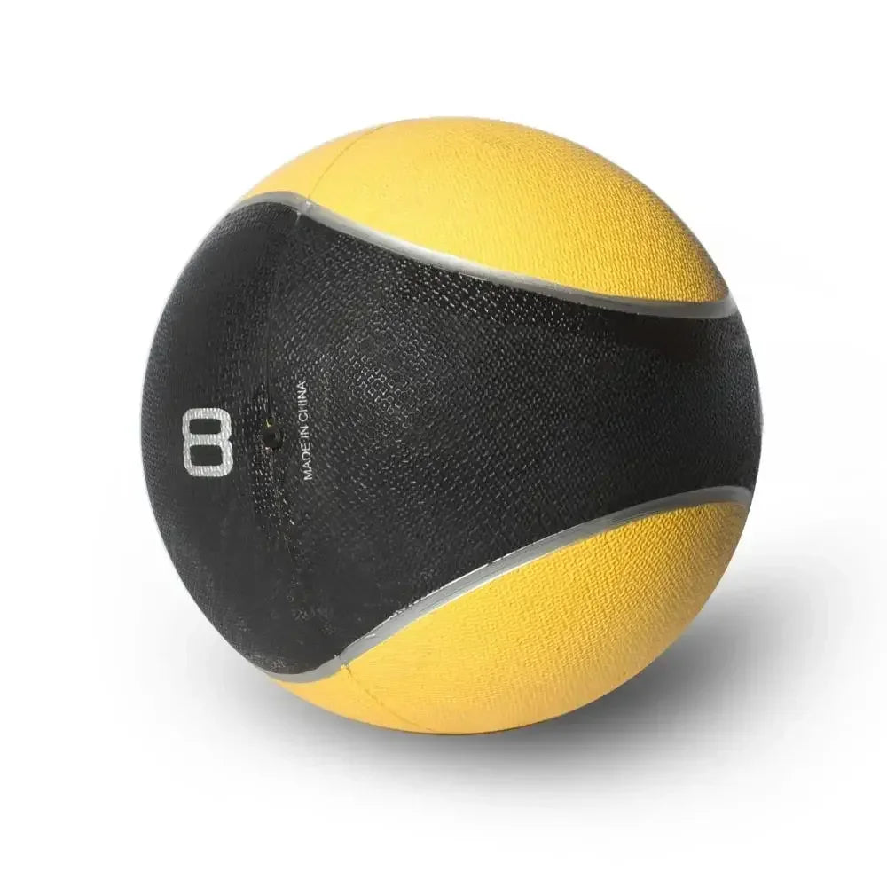 Rubber Barbell Medicine Ball 8lb for Core Training