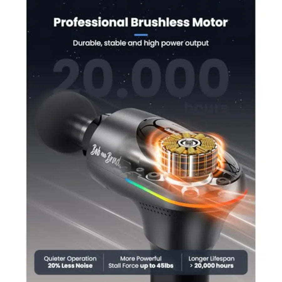 A2 Ultra Pro Percussion Massage Gun With Infrared Heat Head