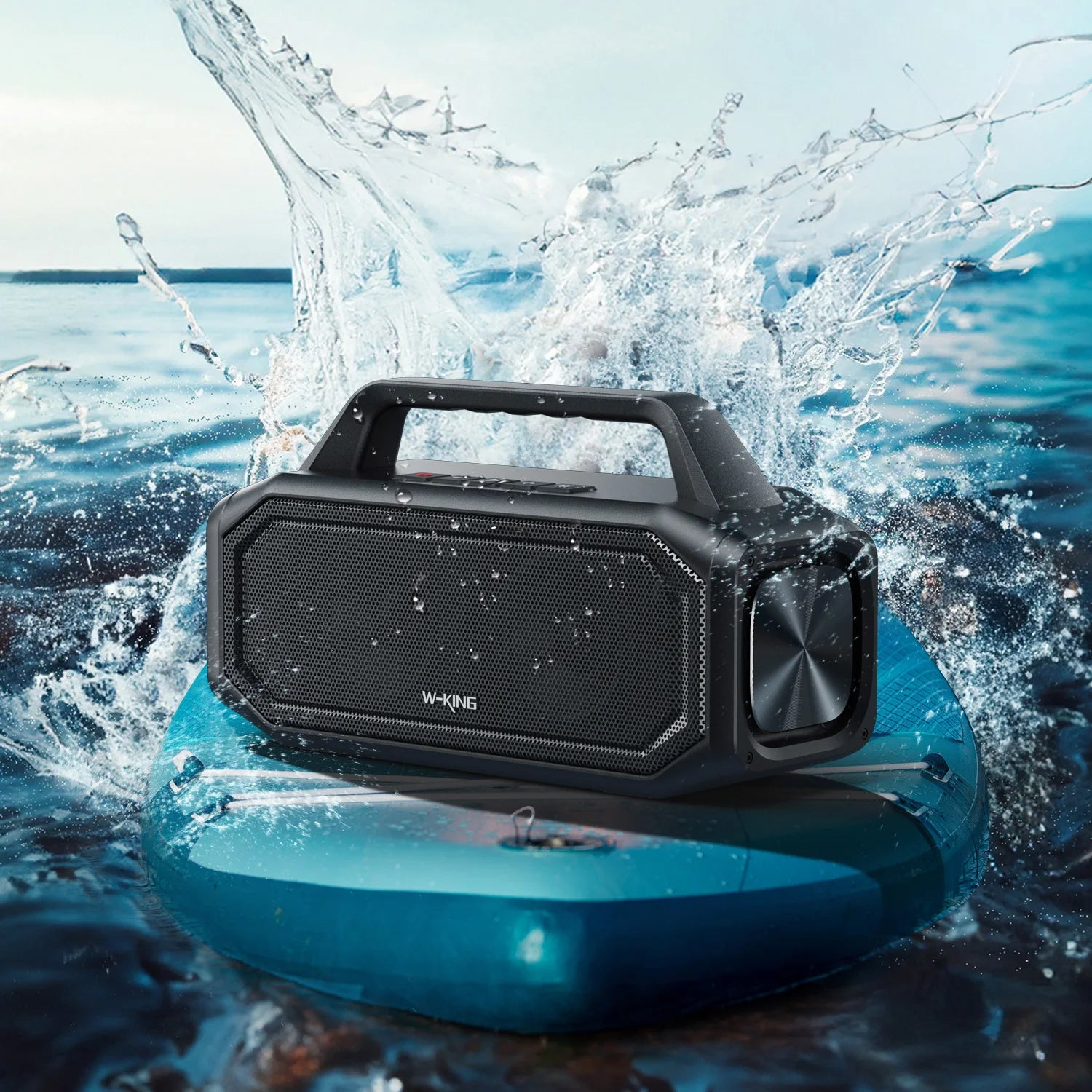 W-King 80W Portable Bluetooth Speaker Outdoor IPX6 Bass Boost - Arthur's Wellness Emporium