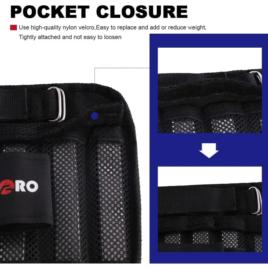 LISM Adjustable Removable Wrist and Ankle Weights for Fitness - Arthur's Wellness Emporium