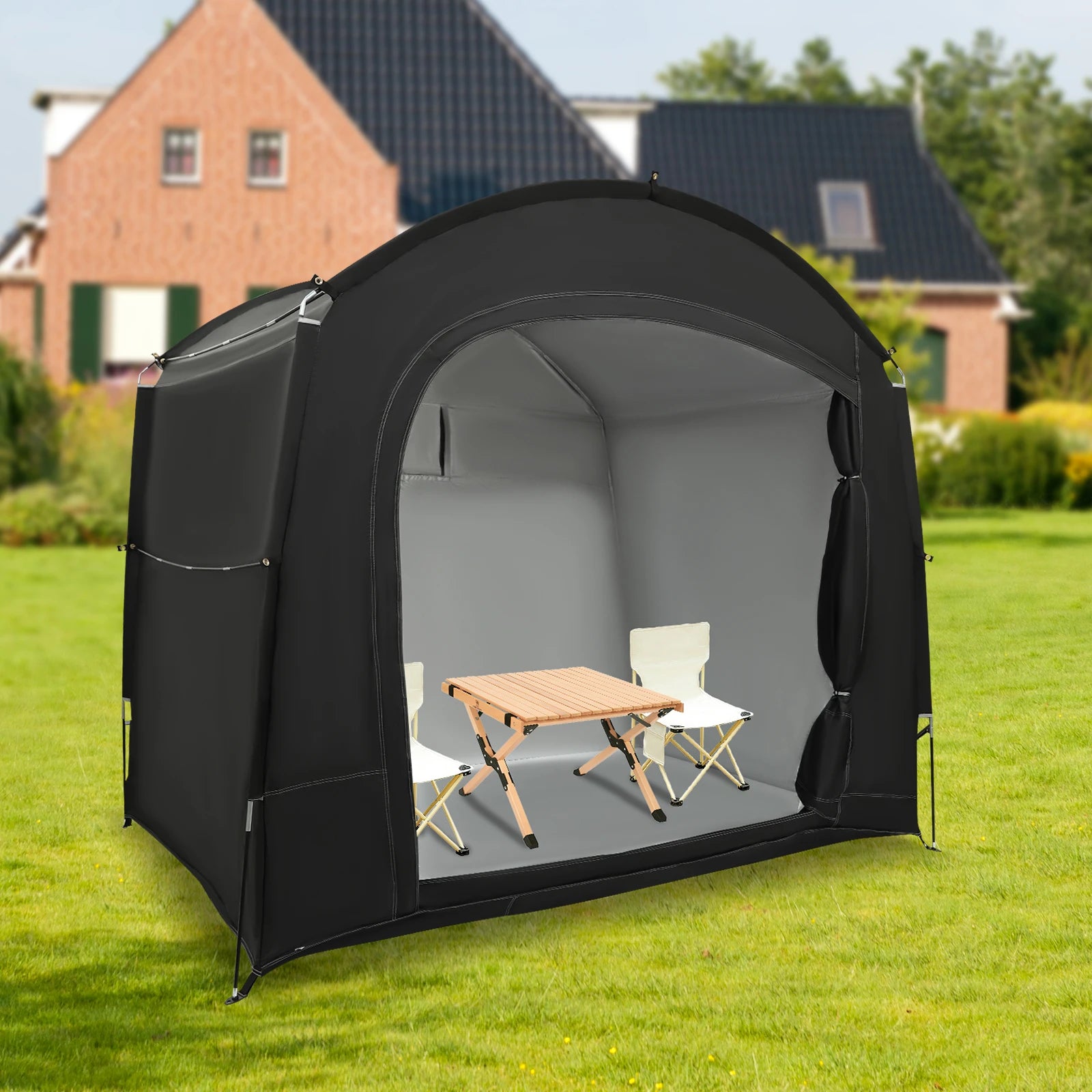 Bymaocar Bike Storage Tent For 1-4 Bikes Outdoor Use - Arthur's Wellness Emporium