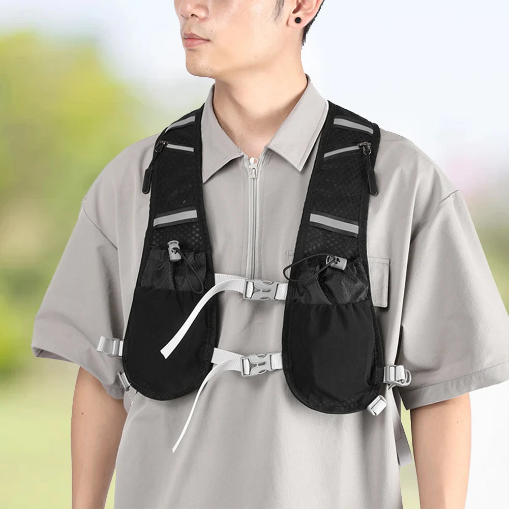 MOJOYCE Hydration Running Vest With Phone Holder And Reflective Pockets - Arthur's Wellness Emporium