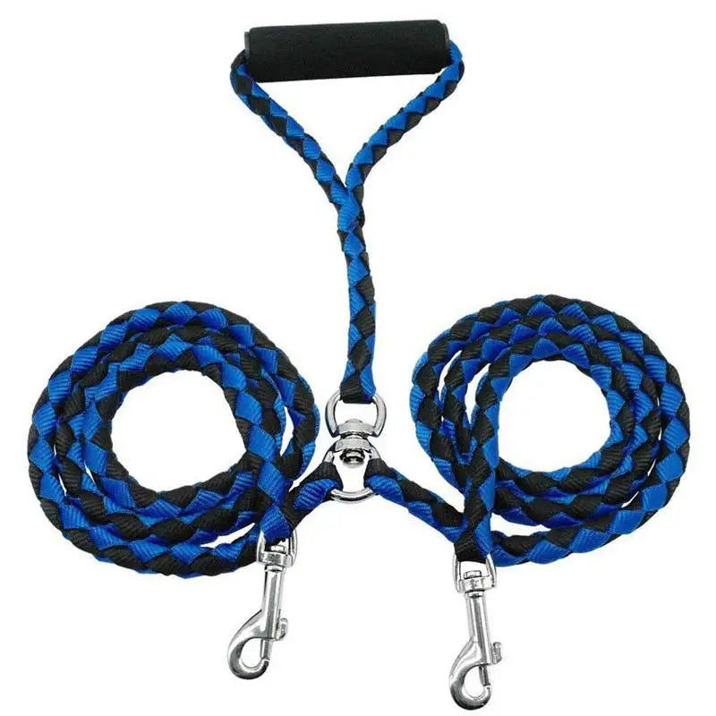 Elastic Dual Dog Leash With Couplers For Two Dogs Outdoor - Arthur's Wellness Emporium
