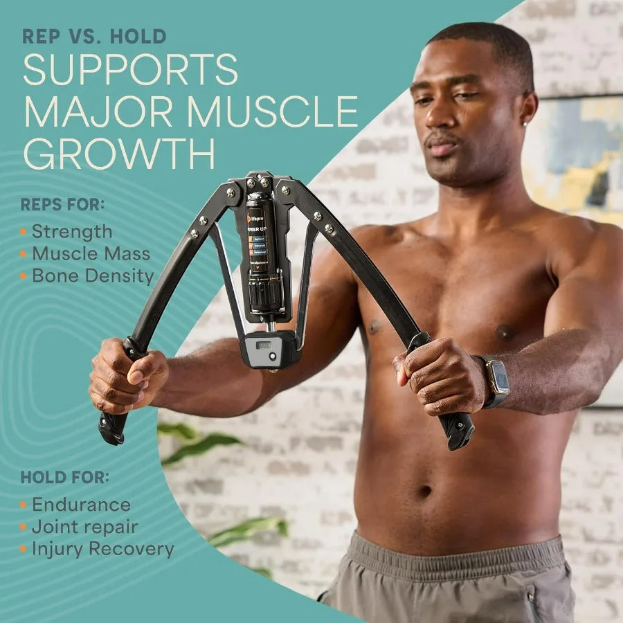 Hydraulic Chest Expander And Arm Twister Exerciser With Adjustable Resistance - Arthur's Wellness Emporium