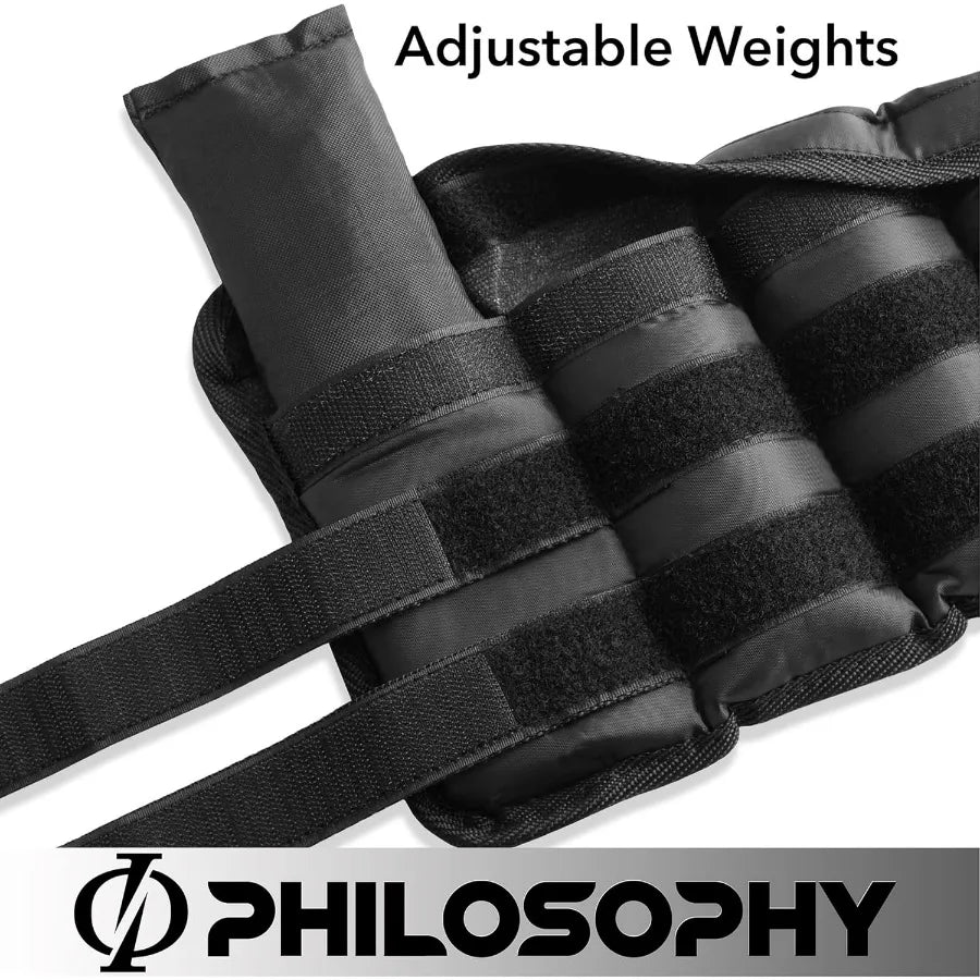 LISM Adjustable Ankle Wrist Weights Set For Full Body Training - Arthur's Wellness Emporium