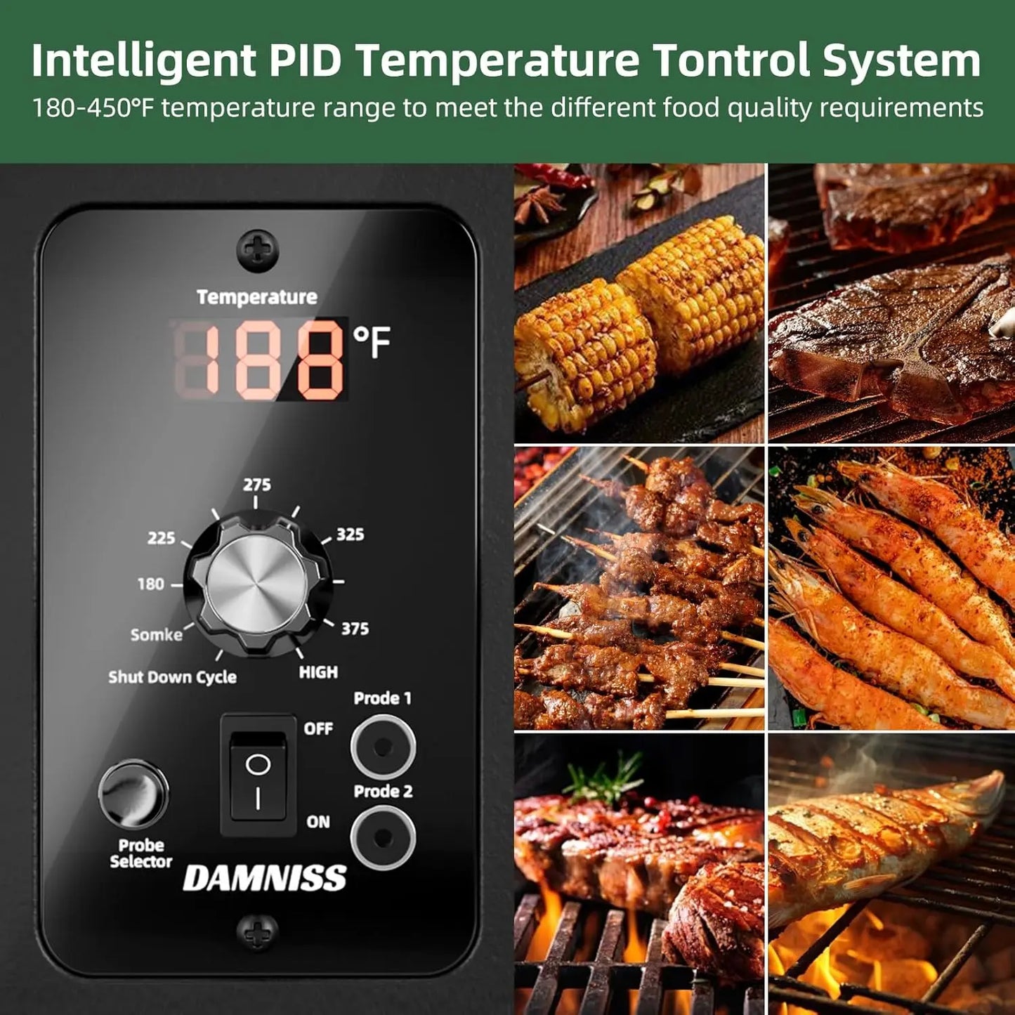 Electric Pellet Grill And Smoker With PID Controller - Arthur's Wellness Emporium