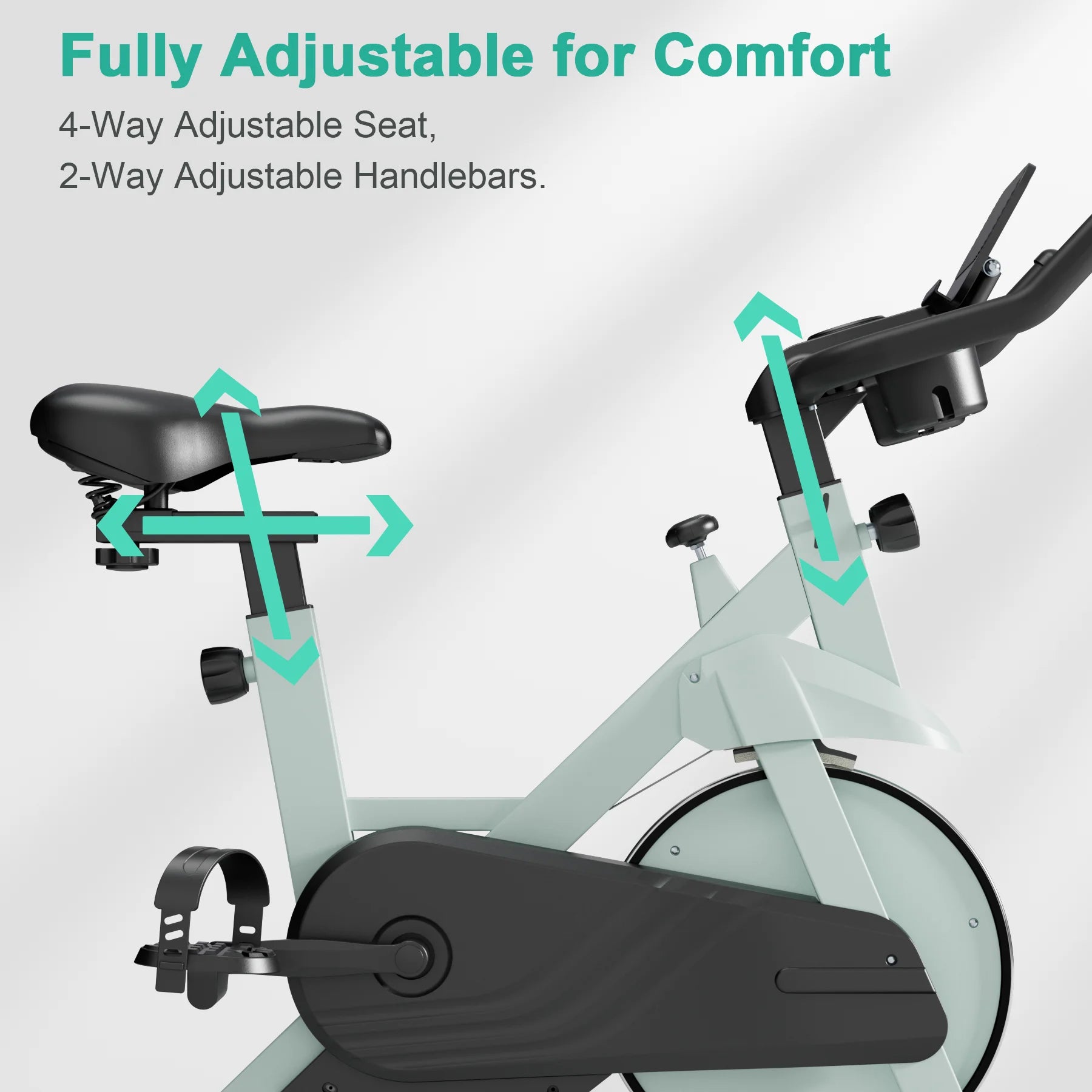 Superun Exercise Bike 32 Level Magnetic Resistance Home Workout - Arthur's Wellness Emporium