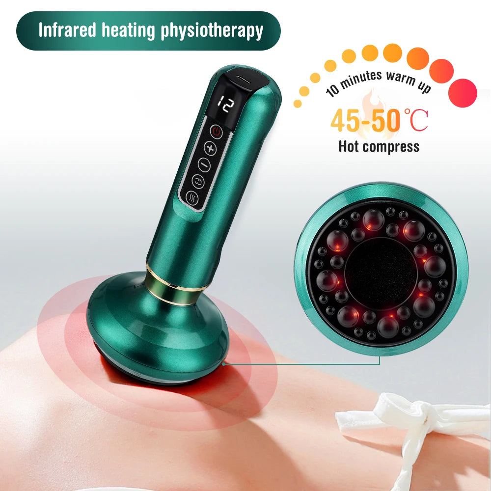 Hailicare Electric Cupping Massager Vacuum Suction Cup Gua Sha - Arthur's Wellness Emporium