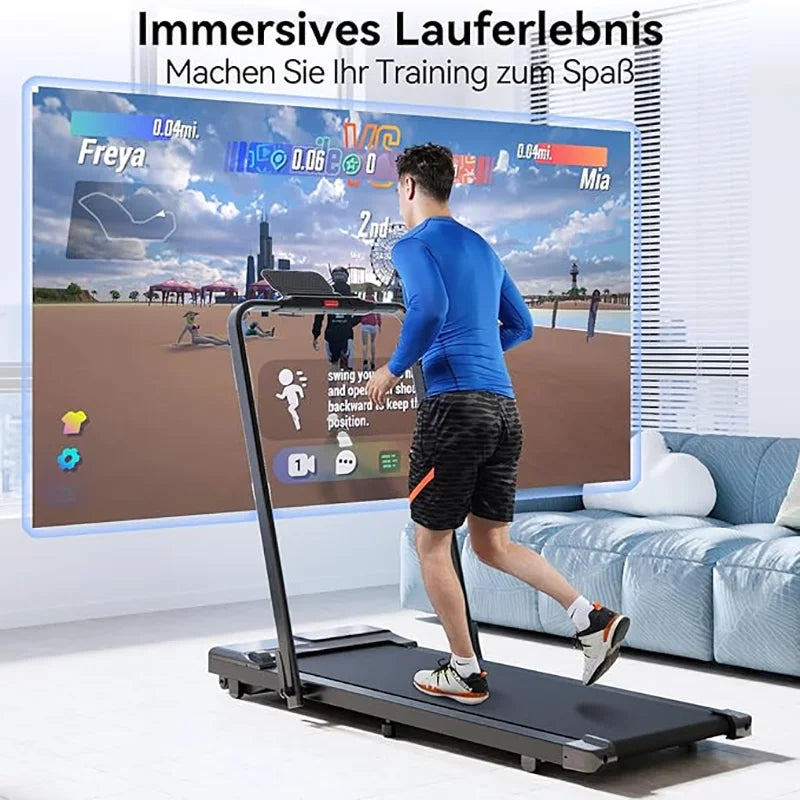 Superun 3in1 Walking Pad Treadmill Under Desk Foldable 300Lb Capacity - Arthur's Wellness Emporium