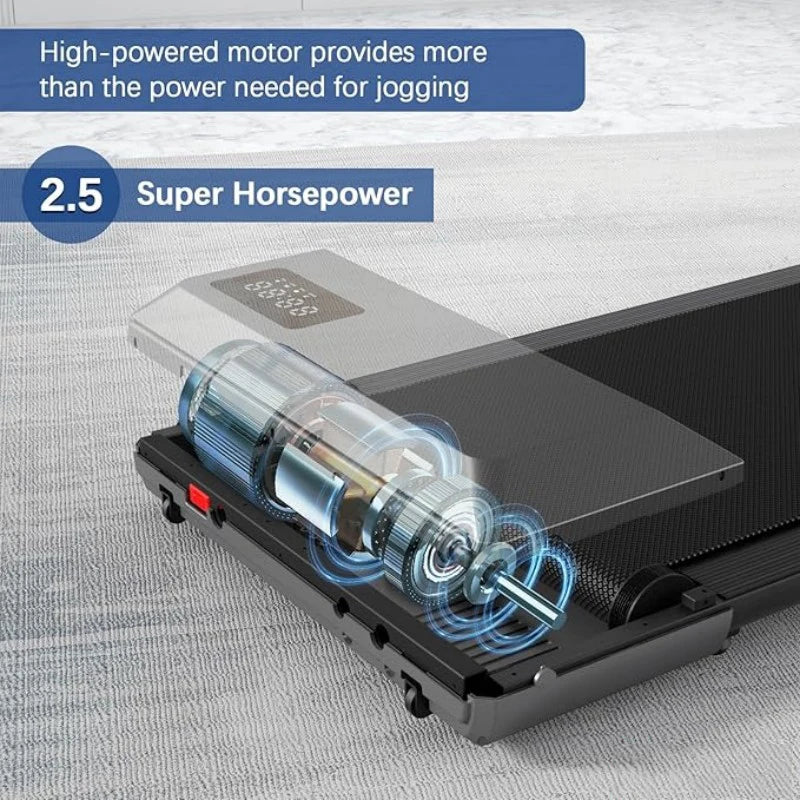 2.5 HP Electric Home Treadmill With Bluetooth LCD Display