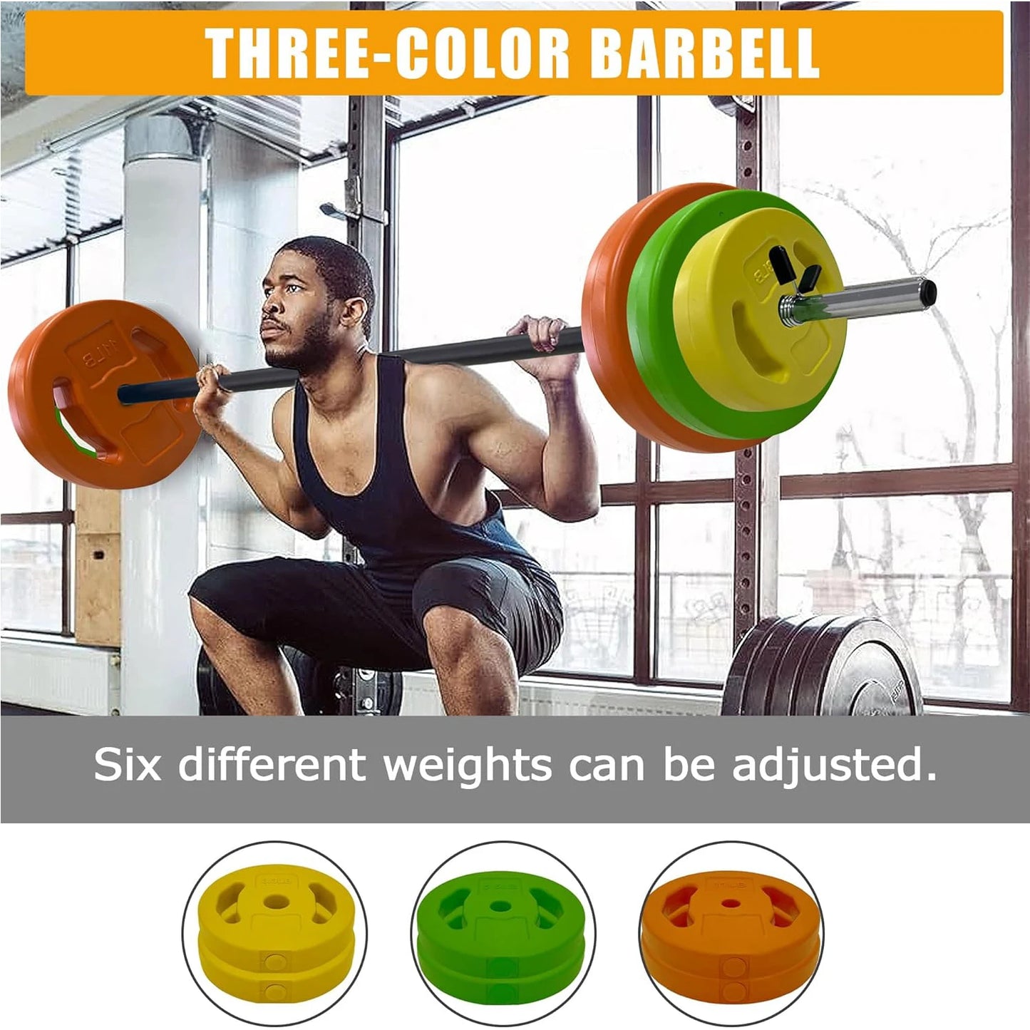 HiMISS Adjustable Barbell Weight Set For Home Gym Strength Training - Arthur's Wellness Emporium