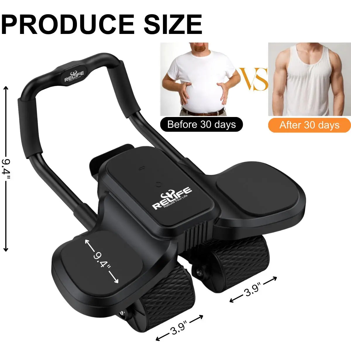 Ab Wheel Roller With Elbow Support And Upgraded Knee Mat - Arthur's Wellness Emporium