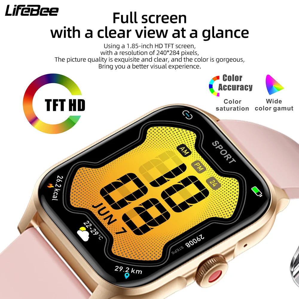 LIFEBEE Smartwatch Activity Fitness Tracker With Sleep Monitor - Arthur's Wellness Emporium