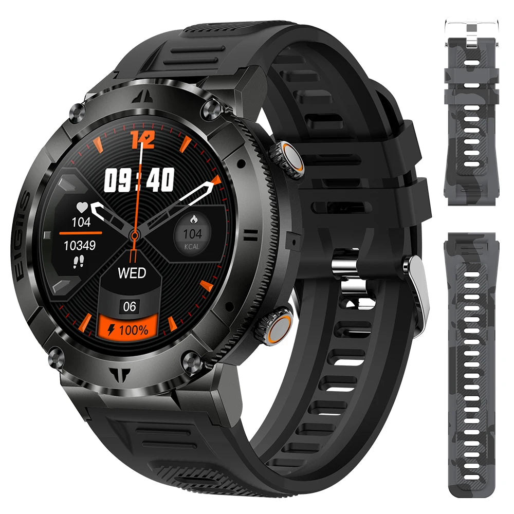 LaNikar Smart Watch Men TFT Display Bluetooth Call Blood Pressure - Arthur's Wellness Emporium
