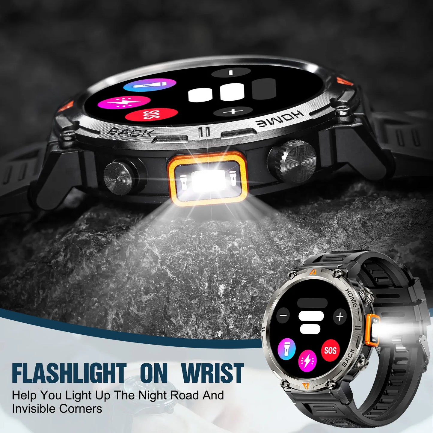 EIGIIS KE3 Bluetooth Call Smartwatch For Men With Heart Rate Monitor - Arthur's Wellness Emporium