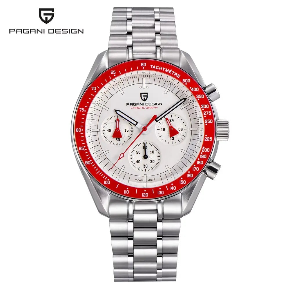 Pagani Design Moon V6 Men's Quartz Chronograph Watch