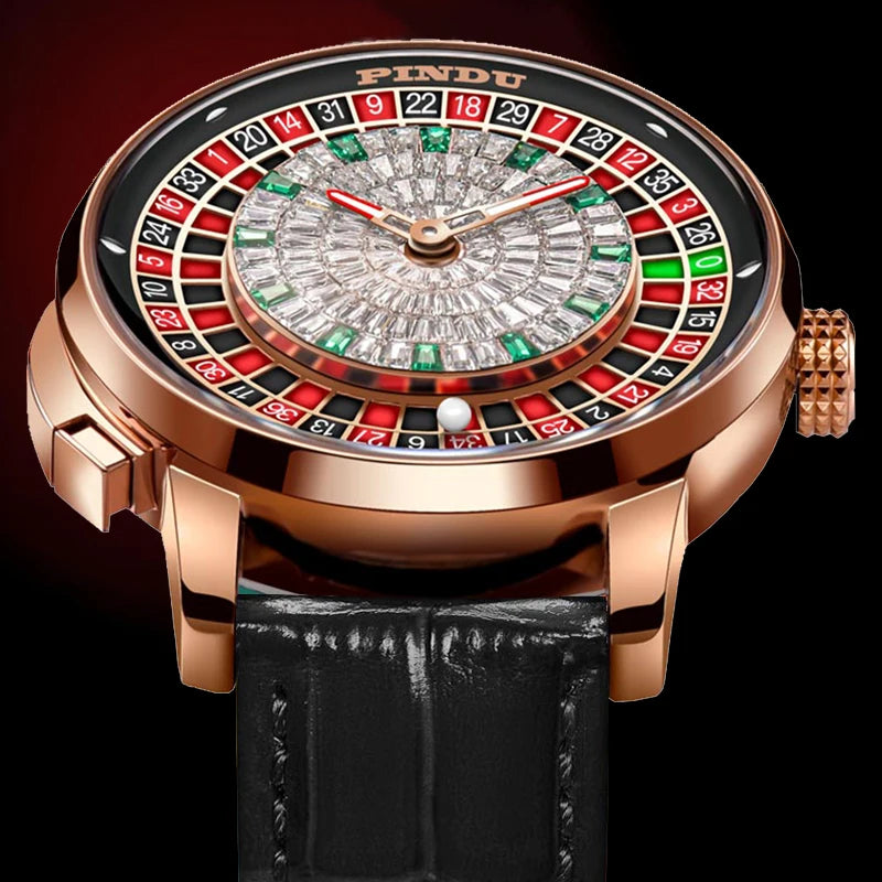 PINDU Mechanical Watch NH35A Movement Sapphire Waterproof - Arthur's Wellness Emporium