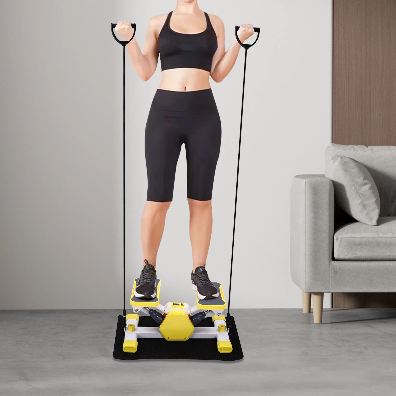Mini Stepper For Home Cardio And Total Body Workout Equipment - Arthur's Wellness Emporium