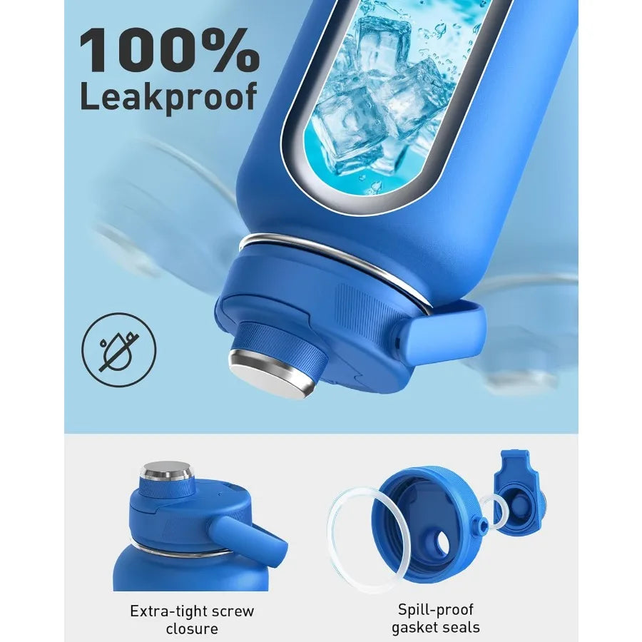 Stainless Steel Insulated Water Bottle Keeps Drinks Cold - Arthur's Wellness Emporium