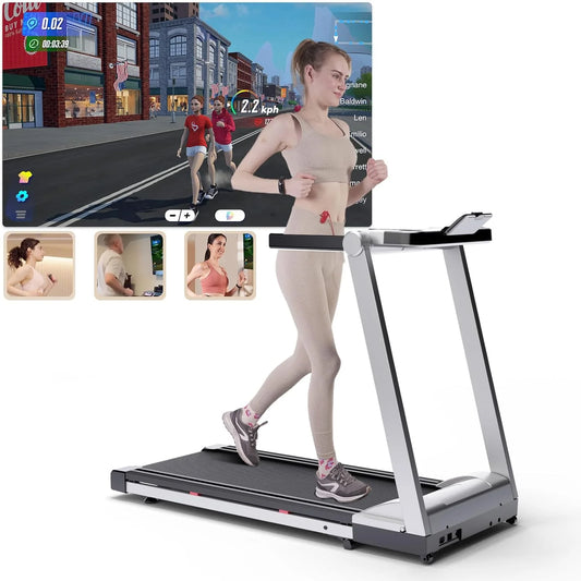 NONEDriving Power 3.5HP Foldable Treadmill With Six Percent Incline - Arthur's Wellness Emporium