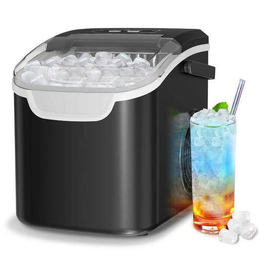 Auseo Portable Ice Maker 8 Cubes in 6 Minutes