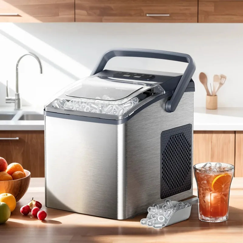 Countertop Ice Maker Machine Makes Ice in 6 Minutes - Arthur's Wellness Emporium