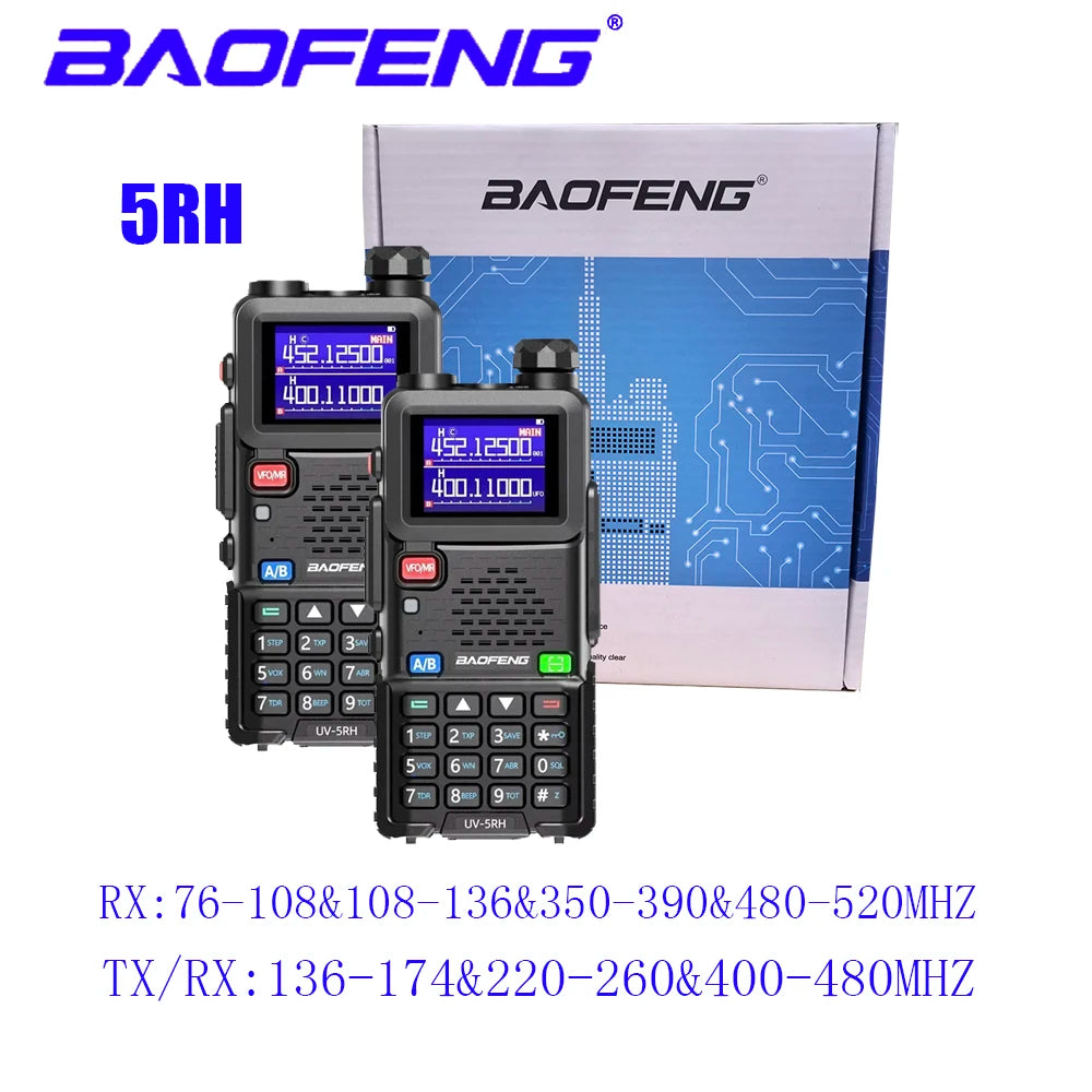 BAOFENG UV 5RH 2 Pack 10W Walkie Talkie Kit Charger - Arthur's Wellness Emporium