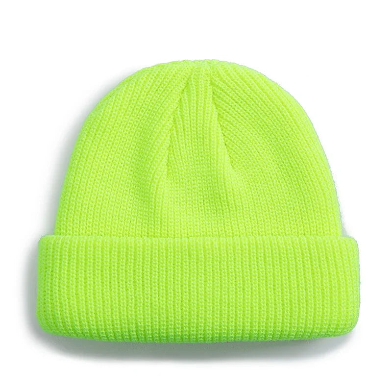 Unisex Fisherman Beanie Hat Sailor Style Knit Winter Cap