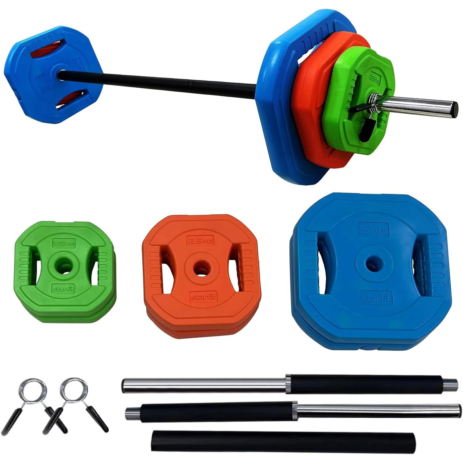 HiMISS Adjustable Barbell Weight Set For Home Gym Strength Training - Arthur's Wellness Emporium