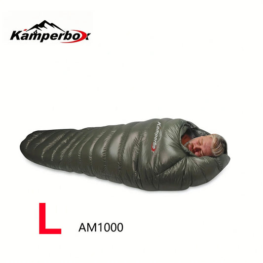 Outdoor Duck Down Sleeping Bag For Winter Camping Waterproof - Arthur's Wellness Emporium