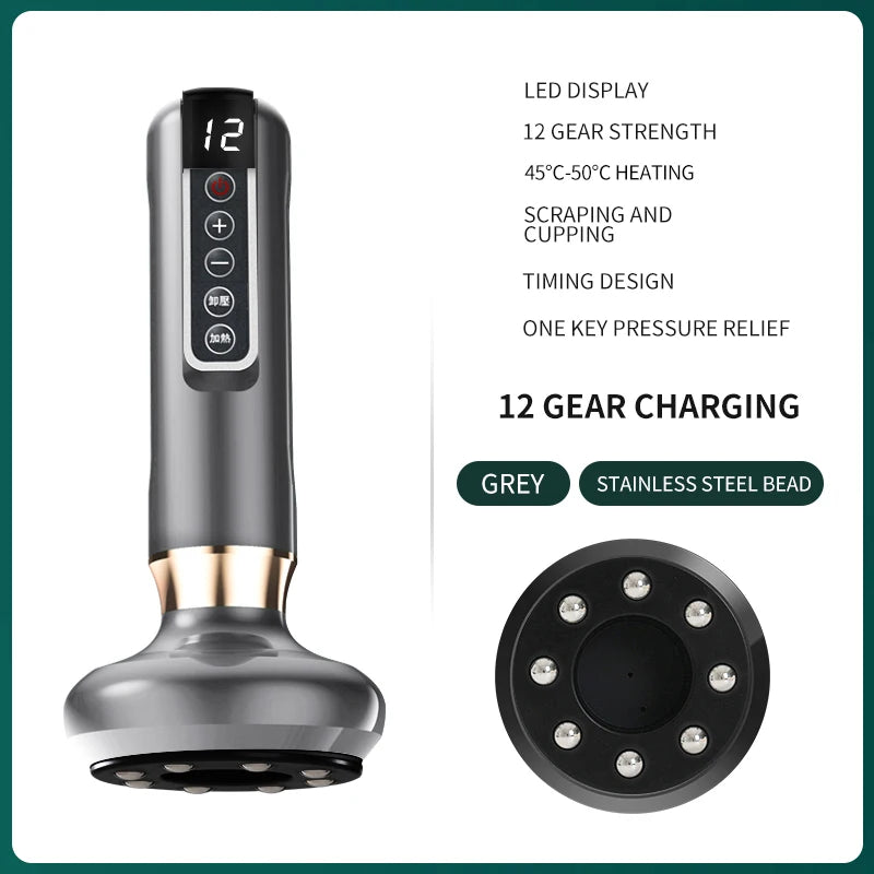 Hailicare Electric Cupping Massager Vacuum Suction Cup Gua Sha - Arthur's Wellness Emporium