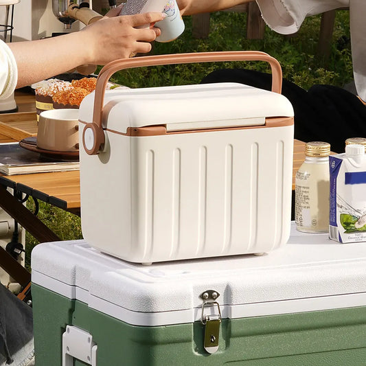 Shunmaii Camping Cooler Box Portable Insulated Ice Chest for Outdoors - Arthur's Wellness Emporium