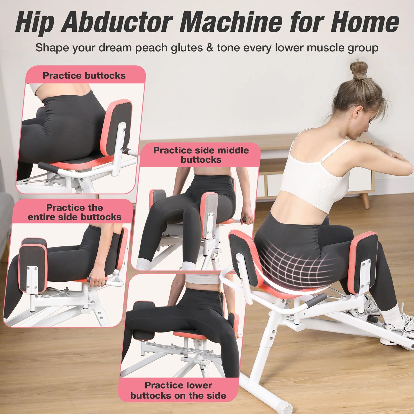 WARMOUNTS Hip Abductor Machine for Women Glutes and Thighs - Arthur's Wellness Emporium
