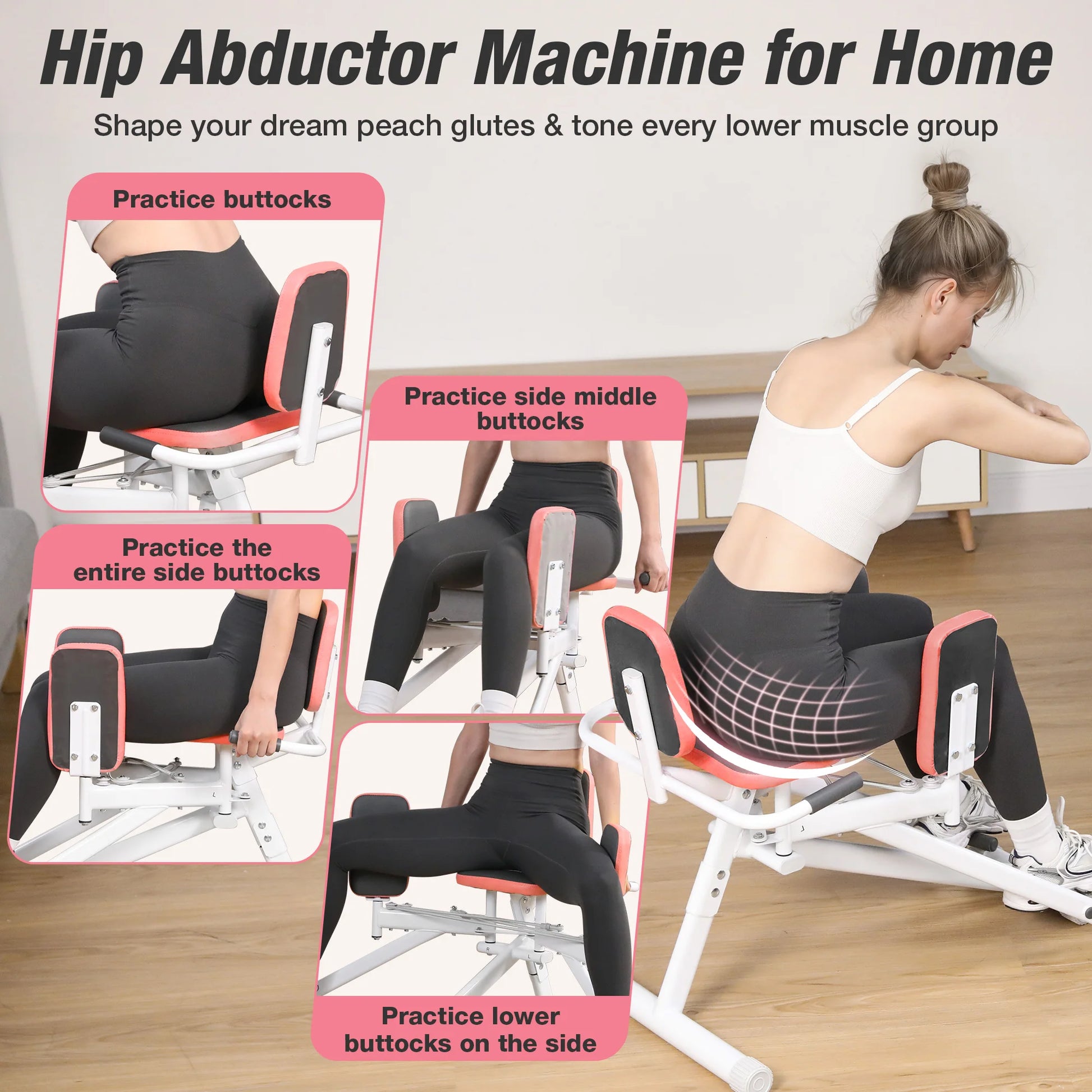 WARMOUNTS Hip Abductor Machine for Women Glutes and Thighs - Arthur's Wellness Emporium