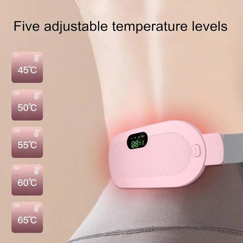 Travel Electric Heating Pad with Vibration Massage Modes