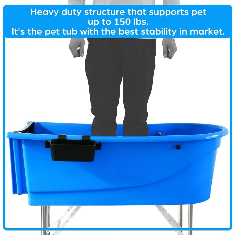 Pet Grooming Bathtub Dog Wash Station Heavy Duty Bathing Tub - Arthur's Wellness Emporium