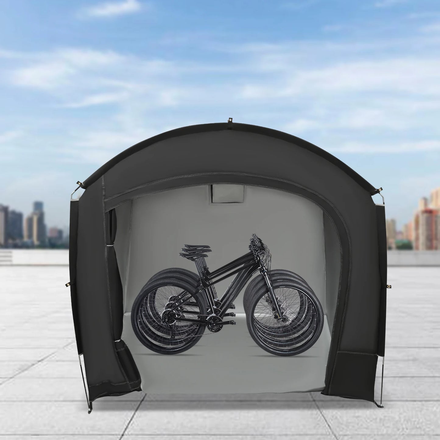 Bymaocar Bike Storage Tent For 1-4 Bikes Outdoor Use - Arthur's Wellness Emporium
