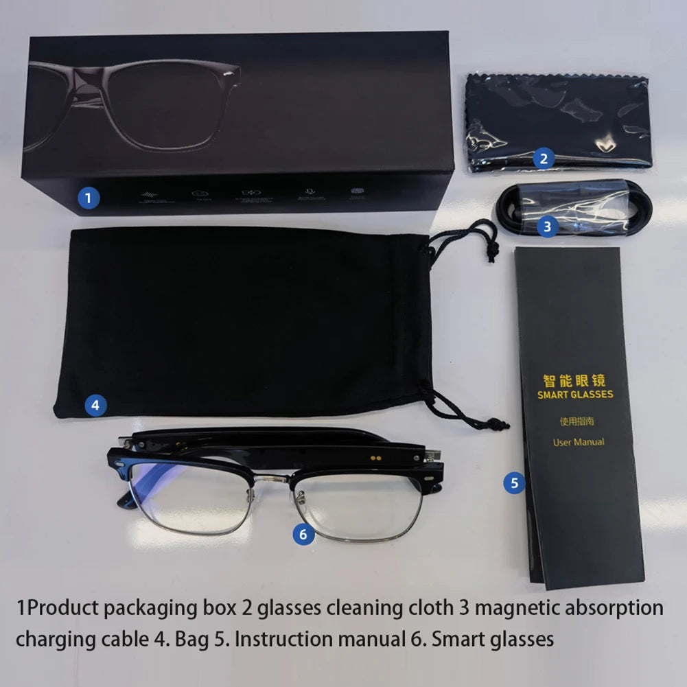 VODOOL Smart Glasses AI Voice Assistant With Camera - Arthur's Wellness Emporium