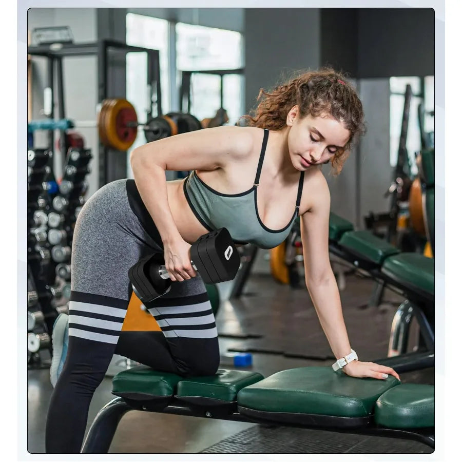 Adjustable Dumbbell Set Free Weights For Home Gym Workouts - Arthur's Wellness Emporium